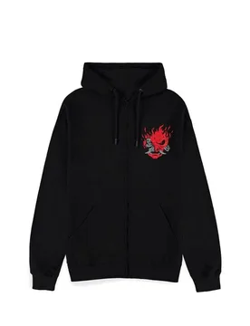 Gaming Kapuzenjacke - Edgerunners - Reunion 2020 - S bis XXL - für Männer - Größe M - schwarz - Männer - male - Cyberpunk - FashionsVida