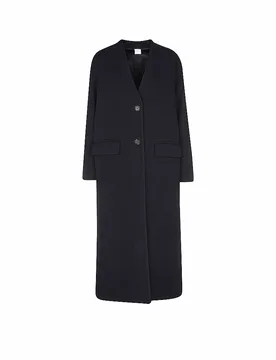 Abrigo de lana azul oscuro 38 - Aspesi - FashionsVida