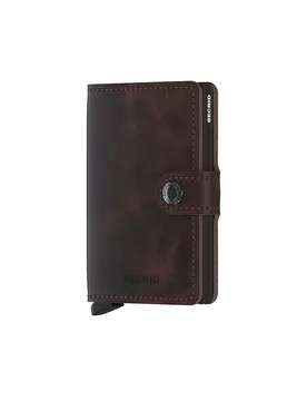Portefeuille - Miniwallet Vintage chocolate marron - SECRID - FashionsVida