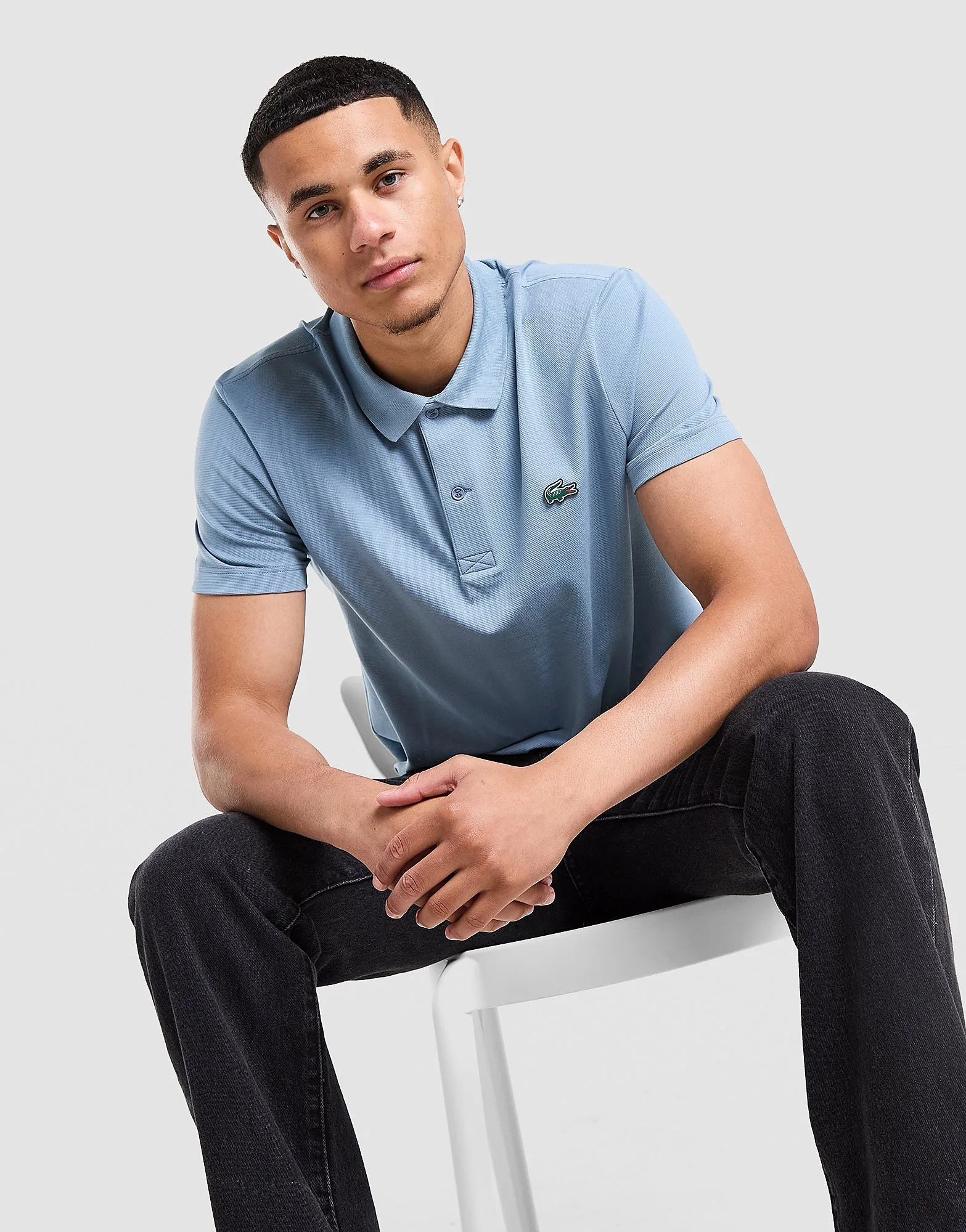 Basic Poloshirt - Herren, Blau - male - Size: 8/XXXL - Lacoste - FashionsVida