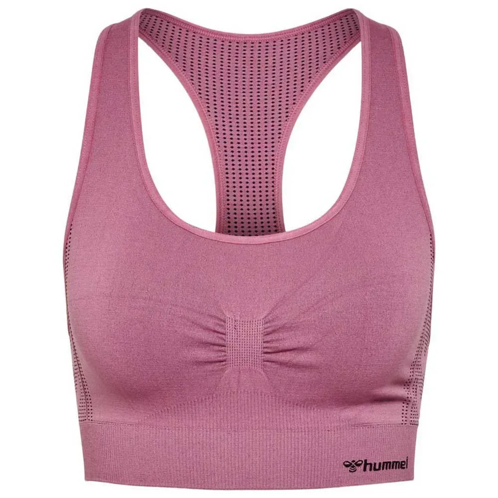 Top De Sport Shaping Seamless Heather Rose XS - Hummel - FashionsVida