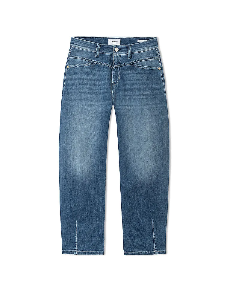 Jeans Balloon Fit lunghezza 7/8 blu 40/L27 - Cambio - FashionsVida
