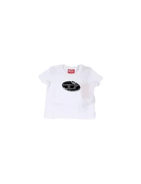 Bambina t-shirt j02371 kyaun k100 tsequinsg bianco - Diesel - FashionsVida
