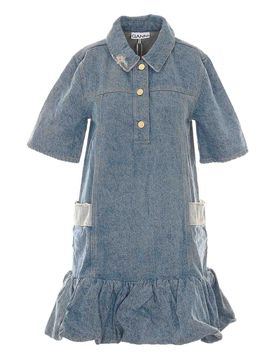 Vestito in denim patchwork
