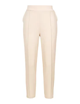 Bequem-Schlupfhose 7/8 „Elegant“ beige M Damen - wedolina - FashionsVida