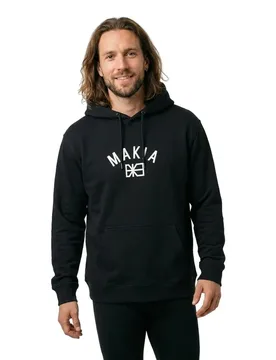 Sweat à Capuche Port Sweatshirt Black M - Makia - FashionsVida