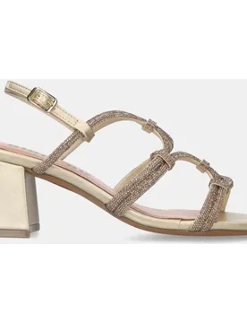 Sandalia tacón punta cuadrada - Bibi Lou - FashionsVida