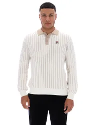 Gardenia Kobe Striped Knit Polo - XS