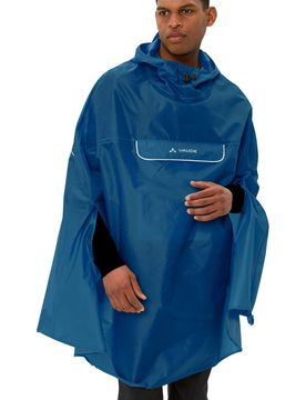 Valdipino poncho chaqueta impermeable ciclismo hombre Azul (M)