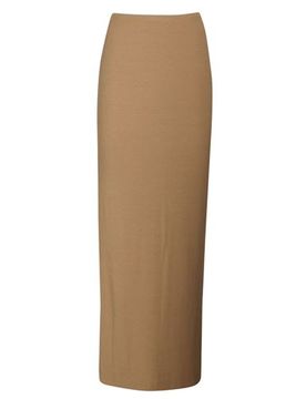 Éterne Falda larga Mujer Camel L Mujer