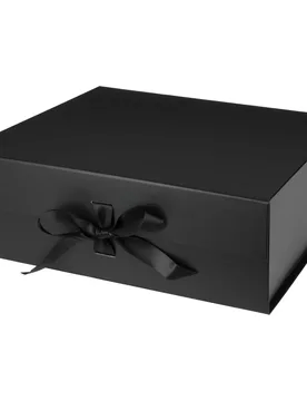 Medium Gift Box with Magnetic Closure - black - Female - Size: One Size - Hatshopping.co.uk - FashionsVida