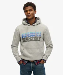 Superdry Herren Studios Hoodie Grau - Größe: XL