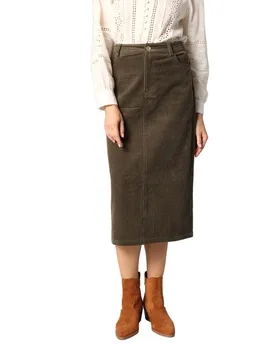 Jupe Meloane Dark Khaki 42 - Deeluxe - FashionsVida
