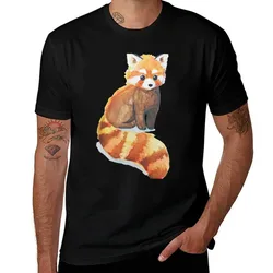 Red Panda T-Shirt Fashion Graphic Tee for Men