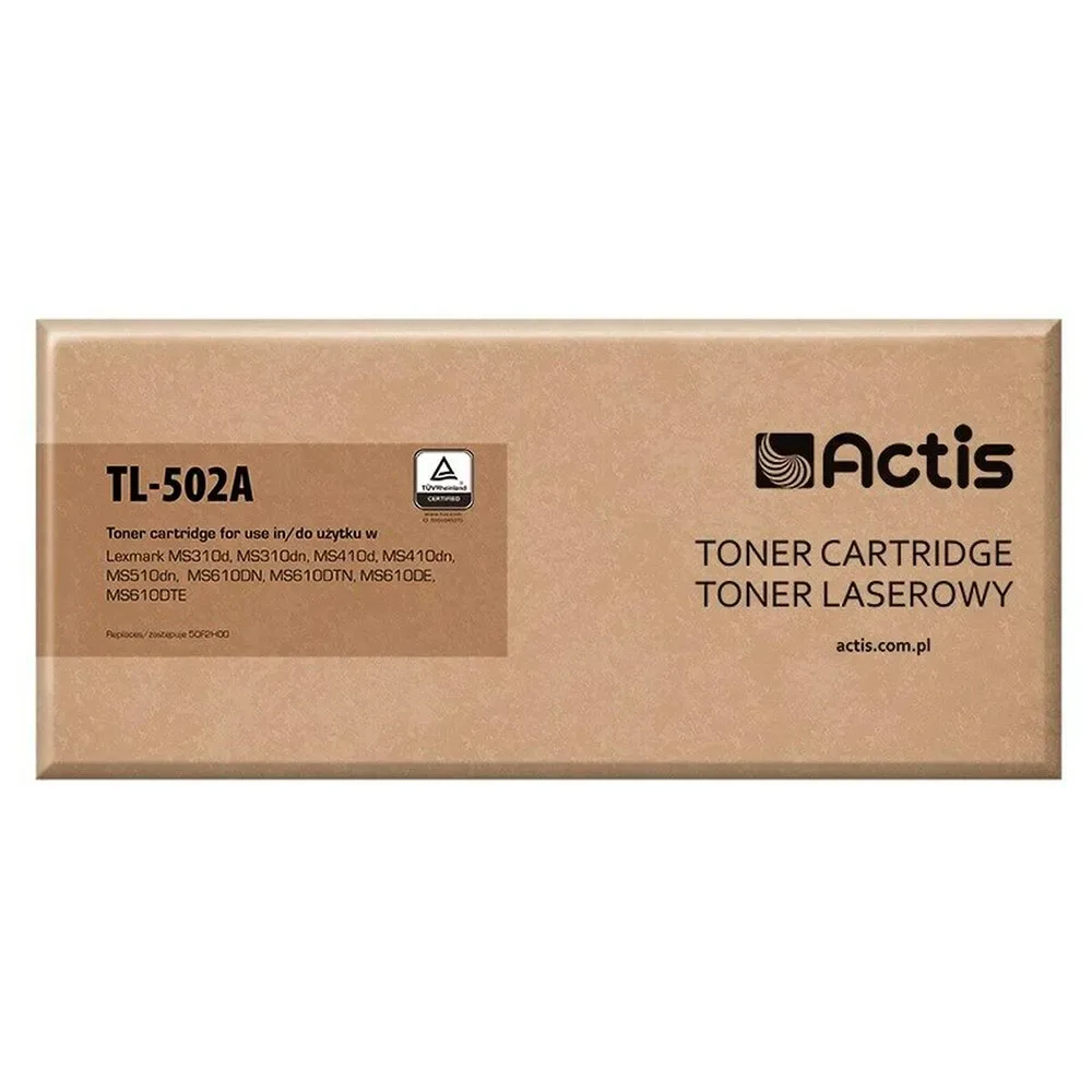 Toner Compatible Tl-502a Lexmark 50f2h00 Black One Size unisex - Actis - FashionsVida
