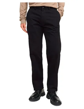 Pantaloni Chino Kane Barret Black 33 - Jack & jones - FashionsVida