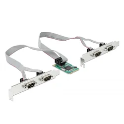X Carte D´extension Pci-e Série Rs-232 Grey One Size unisex