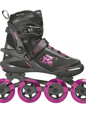 Rollers En Ligne Pic W Tif Black / Fuchsia EU 39 - Roces - FashionsVida