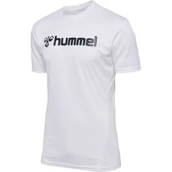 Hummel Logo T-Shirt, weiß XL