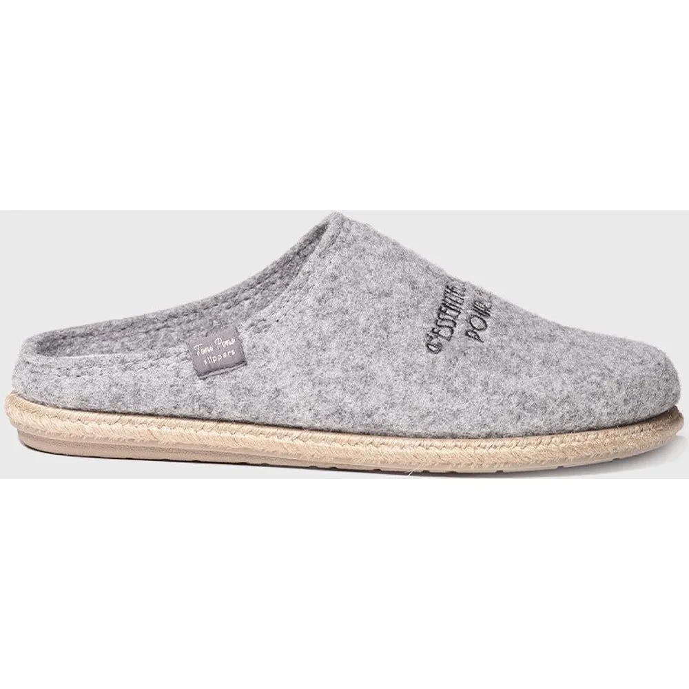 Zapatillas de casa de hombre de fieltro con bordado - Toni Pons - FashionsVida