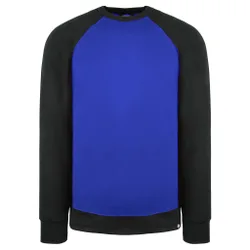 Two Tone Mens Royal/black Sweater - Blue Cotton - Size 3xl