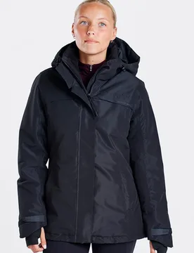 All-Weather Waterproof Jacket with Hood - - Size: M - Harry Hall - FashionsVida