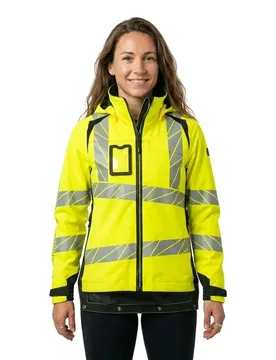 Veste De Pluie Accelerate Safe 19011 Outer Lining Hi-Vis Yellow / Black 5XL - MASCOT - FashionsVida