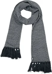 Schal schwarz/weiß "Snow and Cold" von - Unisex - unisex