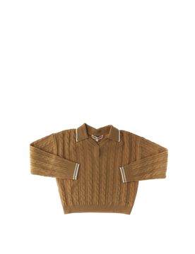 Maglione a trecce CAMMELLO 10