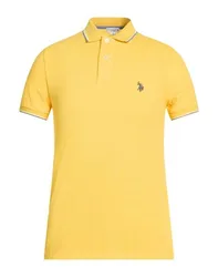 Poloshirt Herren Gelb S Herren