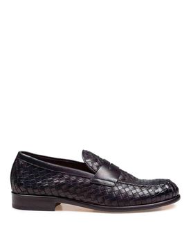 Mocassino Penny Adler In Pelle Intrecciata
