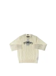 Maglione cotone trecce BURRO 8