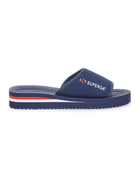 Ciabatte blu navy fascia logo S24E701 44 - Superga - FashionsVida