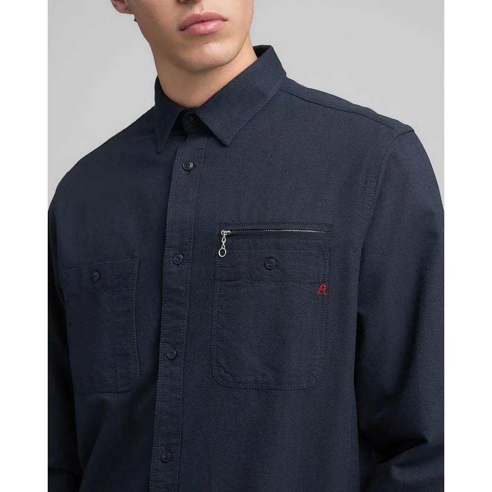 Camisa de hombre de algodón con manga larga - Replay - FashionsVida
