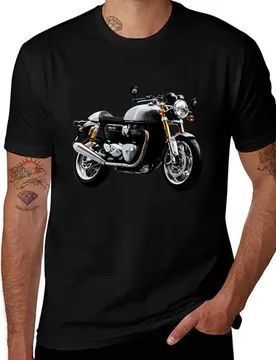 Thruxton Motorcycle T-Shirt man graphic t shirt man t shirt heavy cotton T-Shirt - Aliexpress - FashionsVida