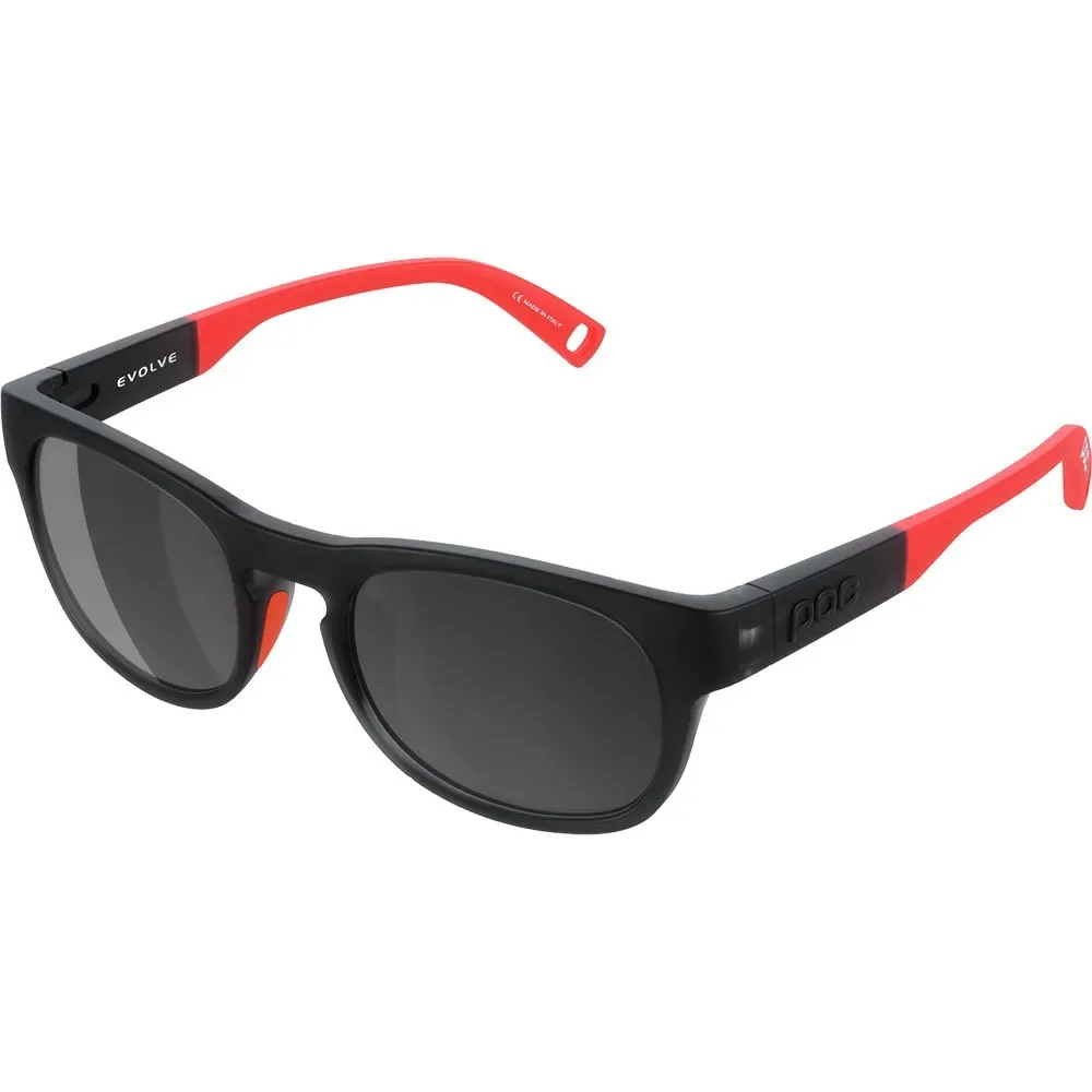 Occhiali Da Sole Evolve Uranium Black / Fluorescent Orange - Poc - FashionsVida