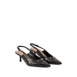 Sling-back Yanai en cuir mélangé