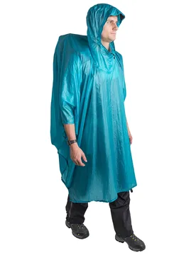 Veste imperméable polyvalente - Poncho Tarp UL 15 D Blue en Nylon - Bleu - Sea to summit - FashionsVida