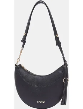Bandolera medialuna efecto piel con asa extensible - LIUJO - FashionsVida