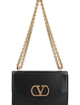 VALENTINO Vain Leather Shoulder Bag