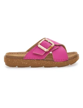 Ciabatte Fuxia Con Fasce Incrociate e Fibbia Regolabile 15 ED 38 - Inblu - FashionsVida