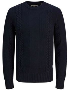 Pullover 12242948 Grid Cable Crew-Navy Blazer It Xl Male