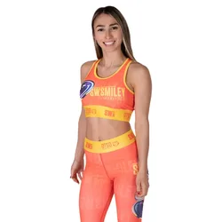 Haut De Sport à Impact Moyen S.w.smiley Sensoral Shimmer Orange S