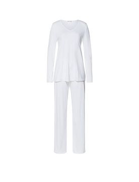 HANRO Pyjama weiss M damen