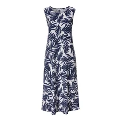 Crêpe-Kleid „Paloma“ weiss blau S Damen