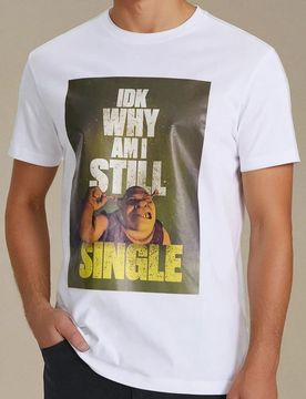 Sinsay - Maglietta Shrek - bianco