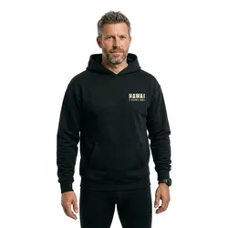 Felpa Con Cappuccio Hawai Oversized Black 5XL