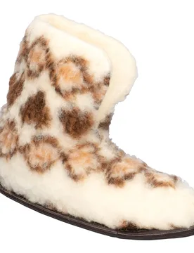 Kuschel-Hausschuh "Bavaria" weiss 38 Damen - walzvital - FashionsVida