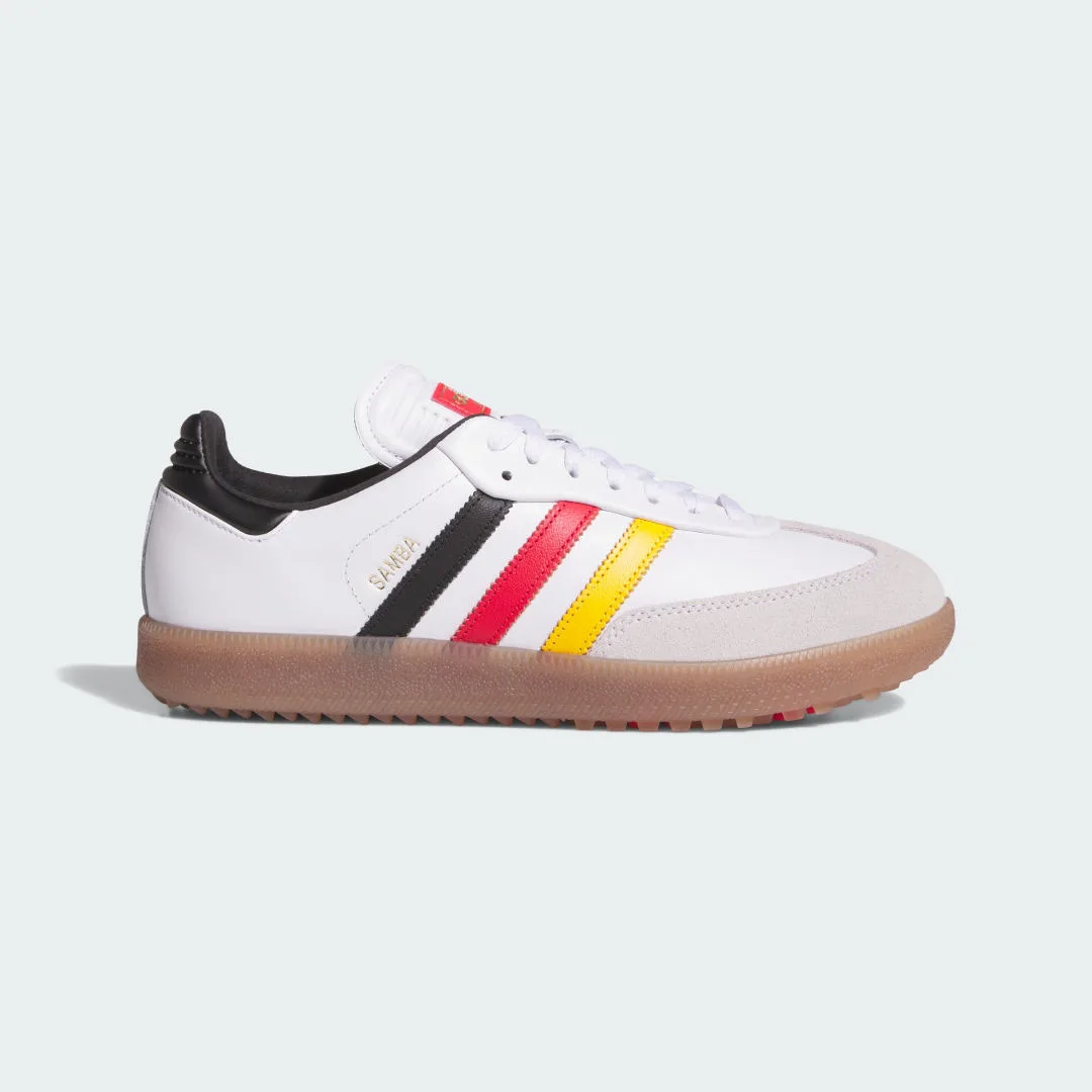 Scarpe da golf Samba Spikeless 40 2/3 Cloud White / Pure Ruby / Core Black - Adidas - FashionsVida