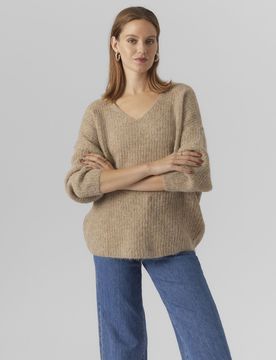 VERO MODA Jersey 'JULIE' marrón